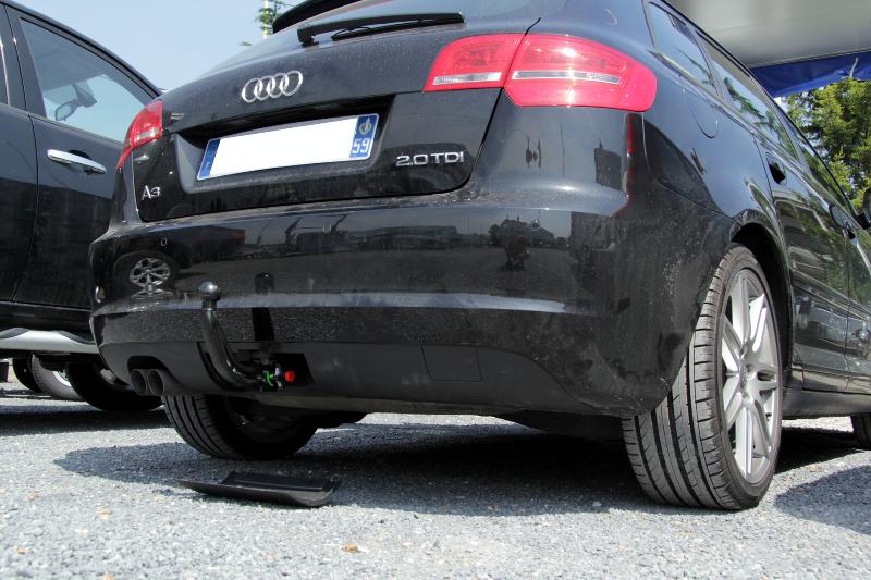 Montage attelage audi
