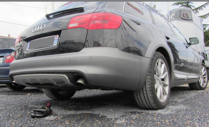 Montage attelage audi