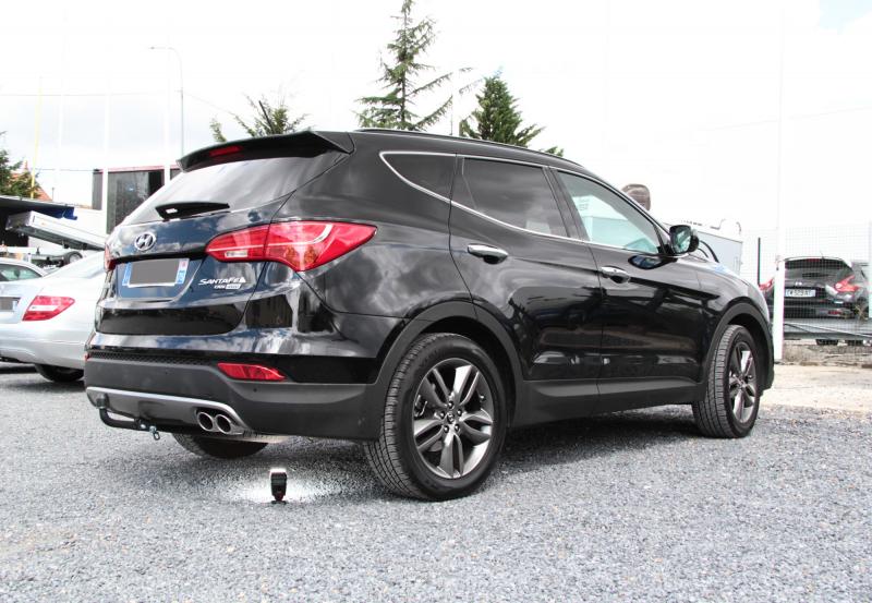 Montage attelage hyundai santa fe