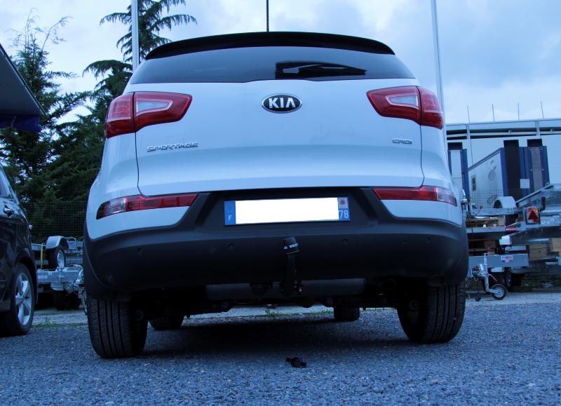Montage attelage kia sportage