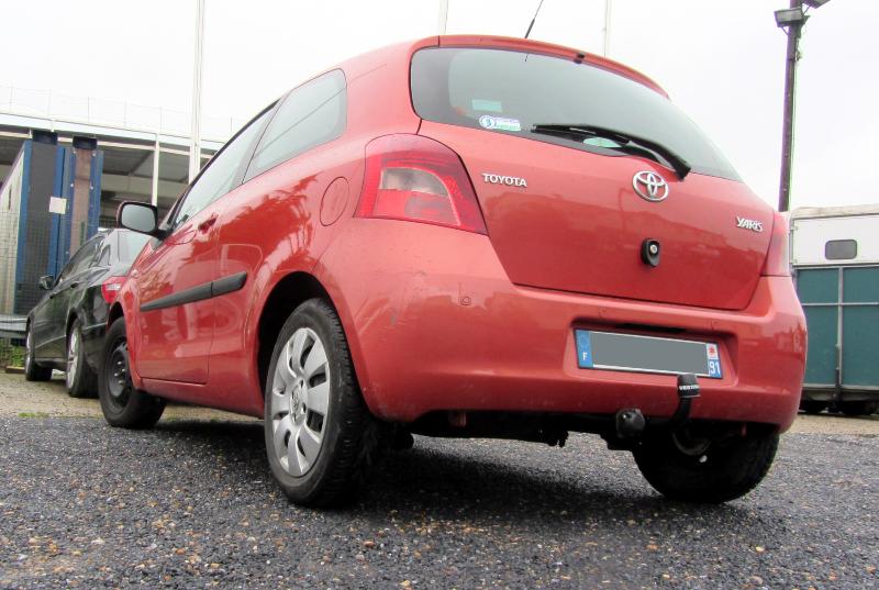 Montage attelage yaris 2