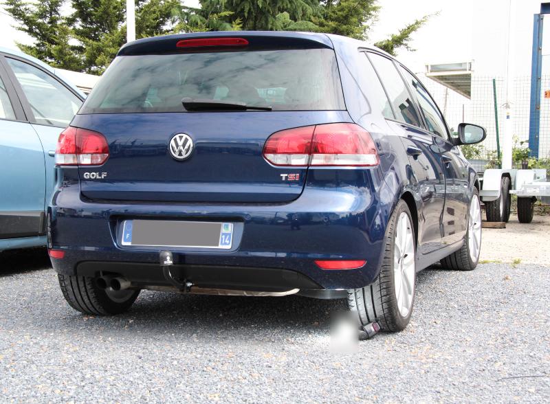 Montage attelage golf 6