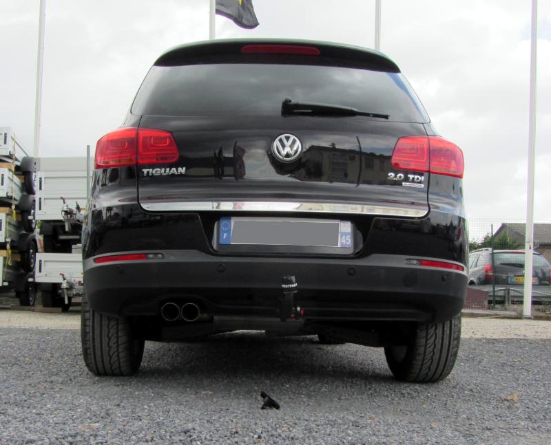Montage attelage volkswagen tiguan