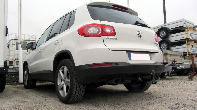 Montage attelage volkswagen tiguan