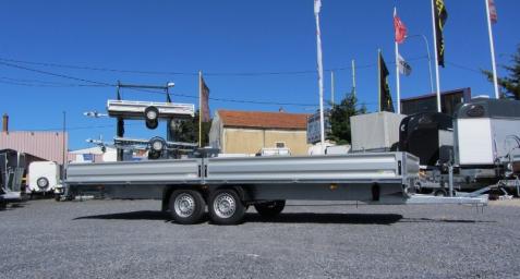 REMORQUE PLATEAU HUMBAUR HT 356121