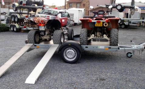REMORQUE 2 QUADS HUMBAUR KFT 1300
