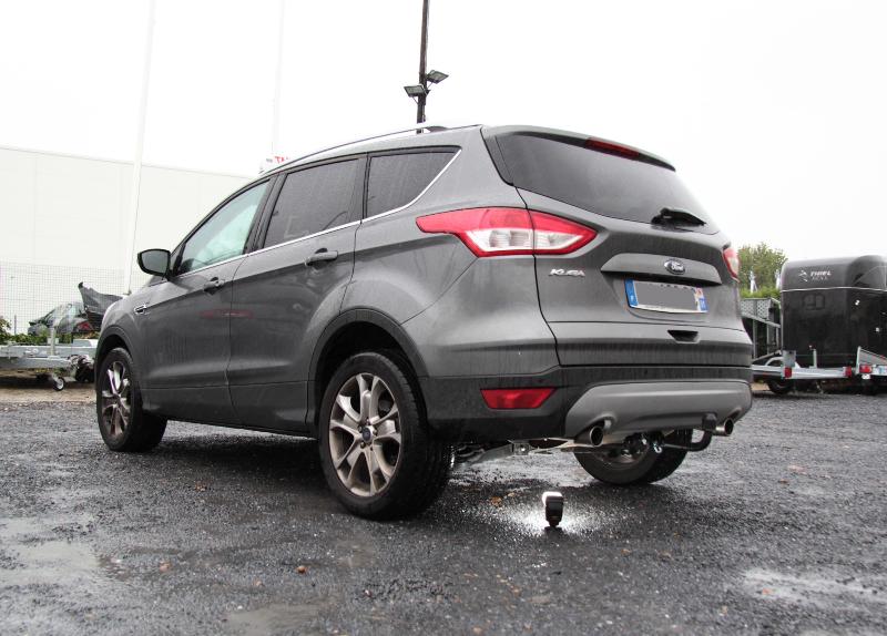 Attelage Rigide Pour Ford Kuga III (2024) Avec Kit électrique 7 Broches – Homologué UE, Montage Facile