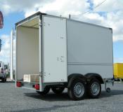 REMORQUE FERMEE HUMBAUR 5195 plywood