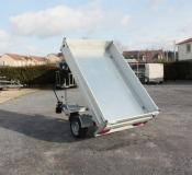 Remorque Benne Hydraulique HUMBAUR 3053 HUK 132314 et 3054 HUK 152314