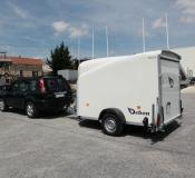 Remorque moto fermée DEBON CARGO P2