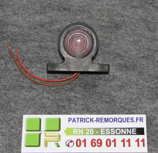 FEU DE GABARIT BICOLORE SUR PLATINE POUR REMORQUE 3424A