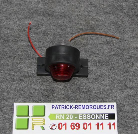 FEU DE GABARIT BICOLORE SUR PLATINE POUR REMORQUE 3424A