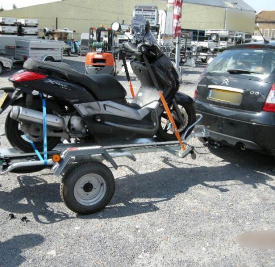 REMORQUE MOTO 1 RAIL ERDE PM 310 1R