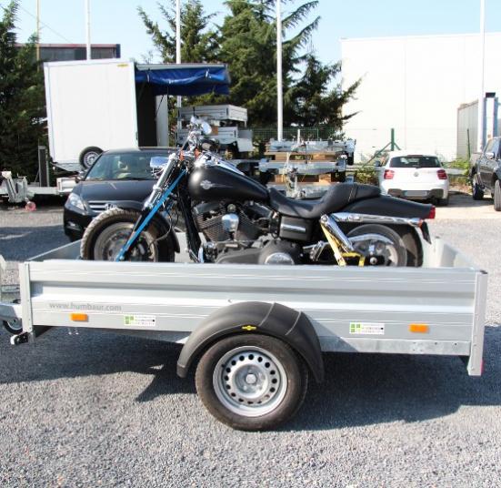REMORQUE MOTO HUMBAUR 1585 PM