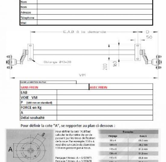 ESSIEU SUR MESURE