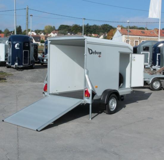 DEBON C255 PLYWOOD FOURGON 1 ESSIEU SANS FREINS ROUES EXTERIEURES + PORTE LATERALE