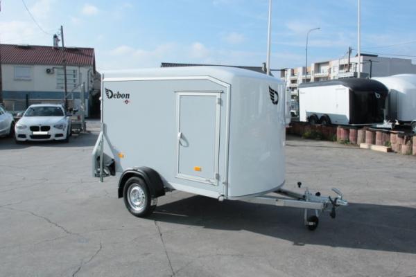 DEBON C255 PLYWOOD FOURGON 1 ESSIEU SANS FREINS ROUES EXTERIEURES + PORTE LATERALE