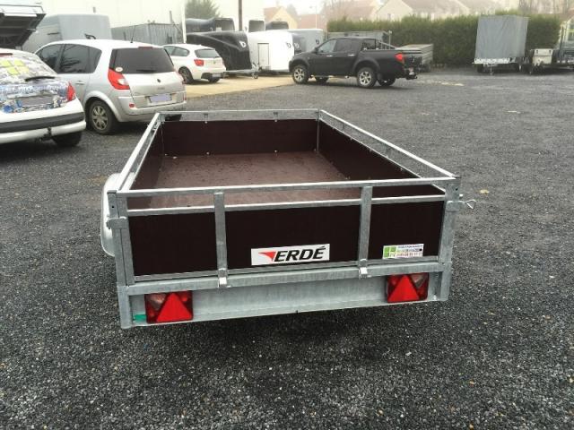 Remorque Utilitaire ERDE EXPERT LC 240 BOIS