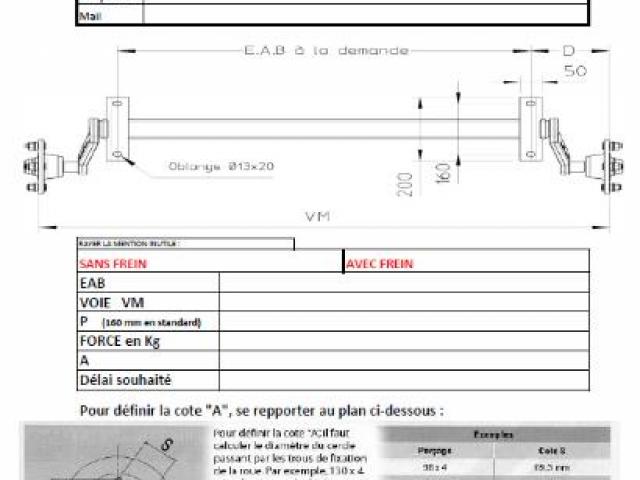 ESSIEU SUR MESURE