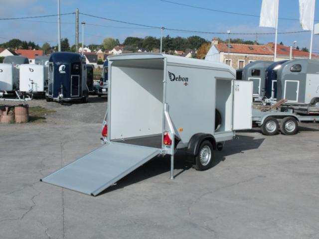 DEBON C255 PLYWOOD FOURGON 1 ESSIEU SANS FREINS ROUES EXTERIEURES + PORTE LATERALE