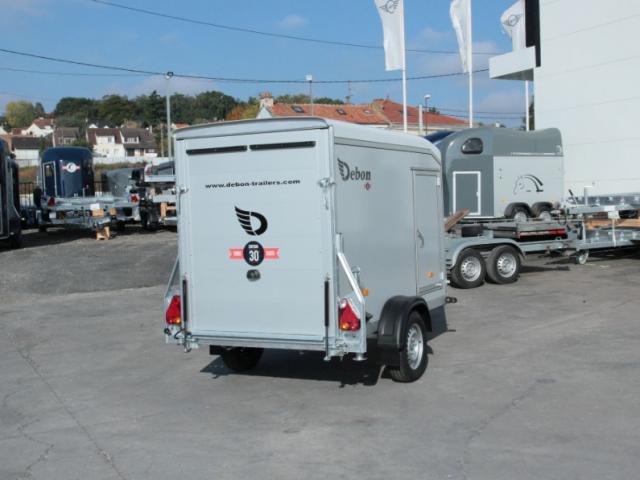 DEBON C255 PLYWOOD FOURGON 1 ESSIEU SANS FREINS ROUES EXTERIEURES + PORTE LATERALE